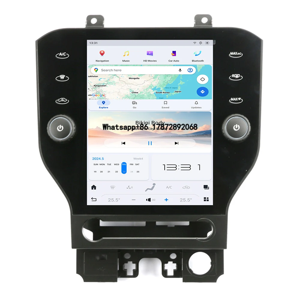 

Car Audio Player for 2005-2016 Manual Multimedia Player Navigation Car DVD Player