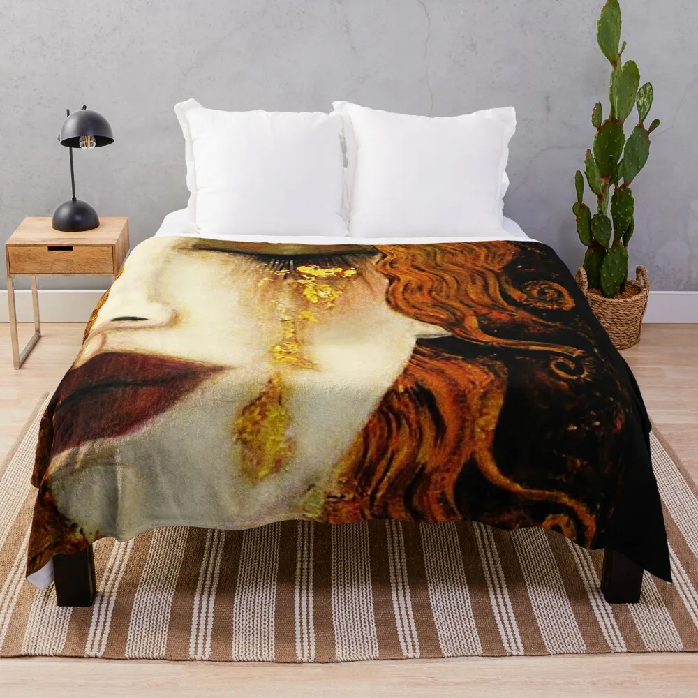 

Klimt Golden Tears Throw Blanket Comforter Blanket