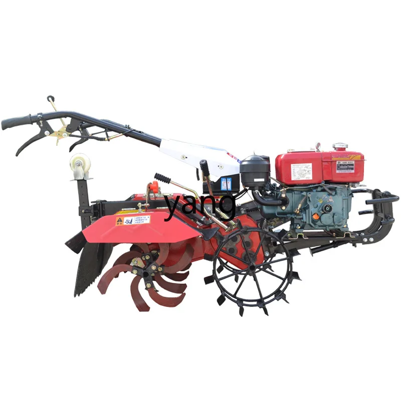 

TGF multifunctional four-wheel drive cultivated land machine household small agricultural trenching machine