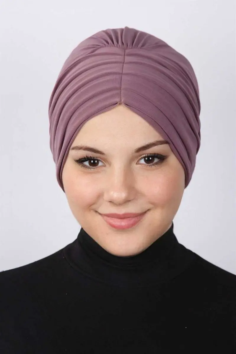 Visón de hueso plisado