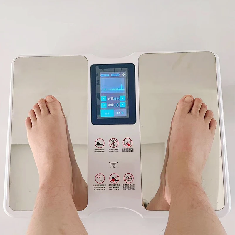 Elektryczny masażer do stóp Ems zawieszenie magnetyczne terapia uzdrawiająca do użytku domowego stymulator akupunktur Meridian maszyna do masażu