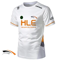 2024 yeni HLE e-spor kulübü destek giyim League Of Legends HLE beyaz siyah üniforma ESports yarışma ekibi erkek t-shirt