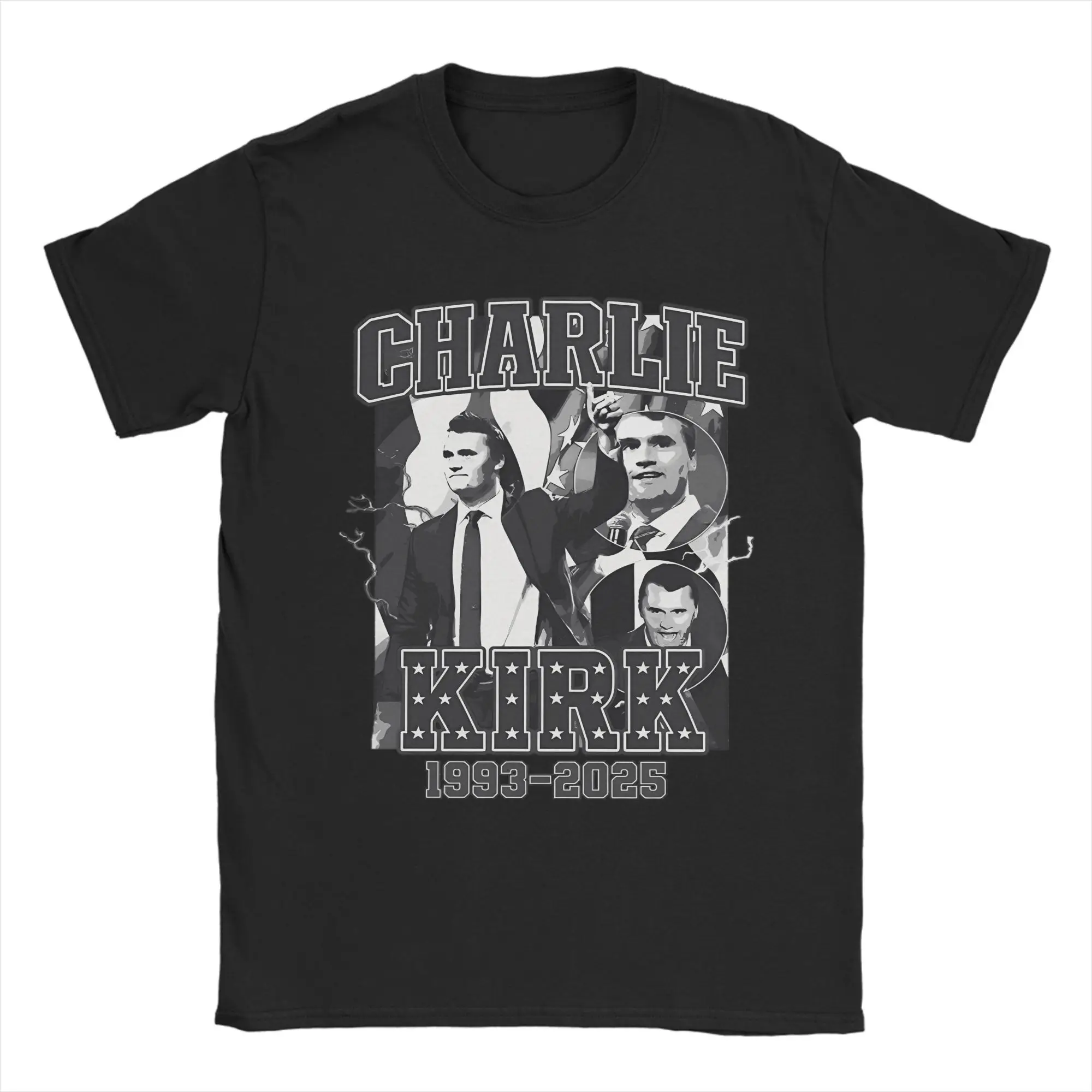 

RIP Charlie Kirk 1993 2025 A true Patriot T-Shirt Summer Cotton T-Shirts For Mens Harajuku Casual Tshirt Short Sleeve Y2K Tops