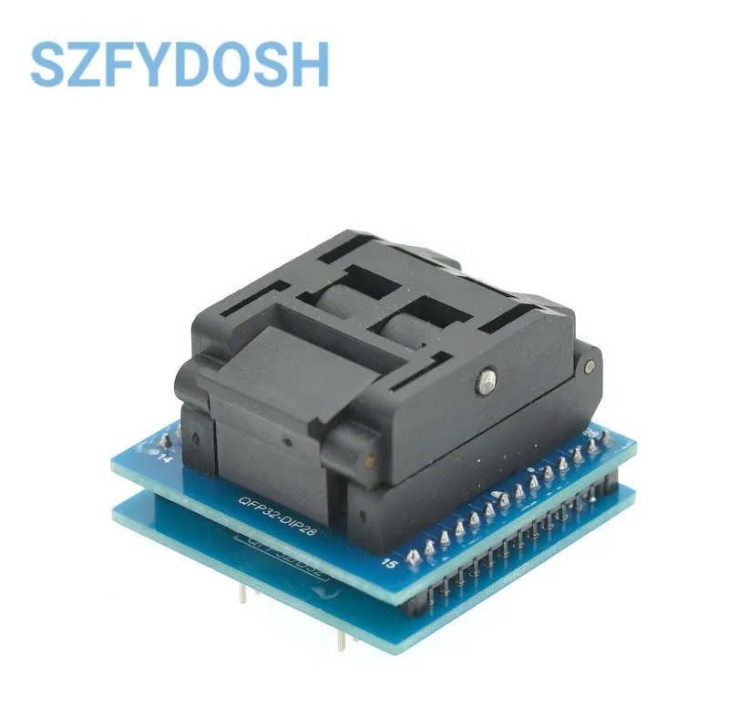 TQFP32 To DIP28 Adapter Socket LQFP32 Test Seat Support ATMEGA Series Plus Programmer ATMEGA328P-AU MEGA328P-AU  