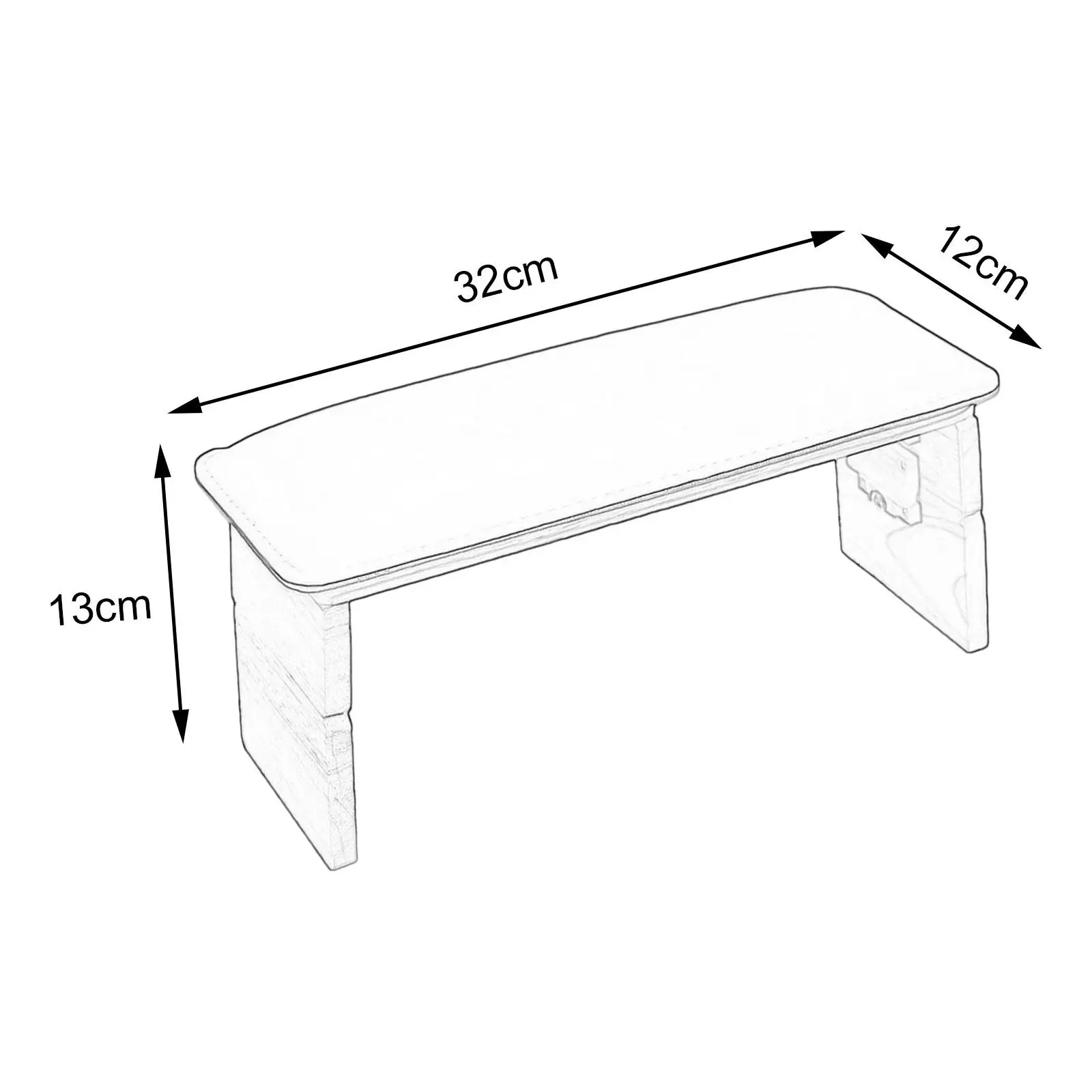 Nail Arm Support with Foldable Design, PU Leather Cushion for Home And Professional Use