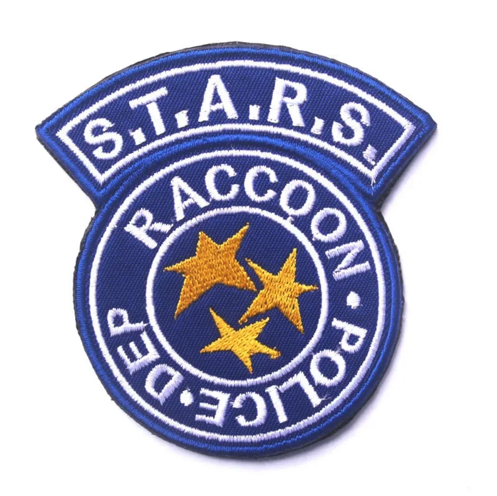 Resident Evil Embroidery Patches S.T.A.R.S. Raccoon City Morale Armband HOOK & LOOP Badges DIY Uniform Backpack Hat Accessories