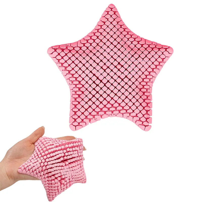 New 3D Printed Articulated Starfish Fidget Toy Flexible Movable Joints Stress Relief Decompression Cute Sensory Toy Desk Decor