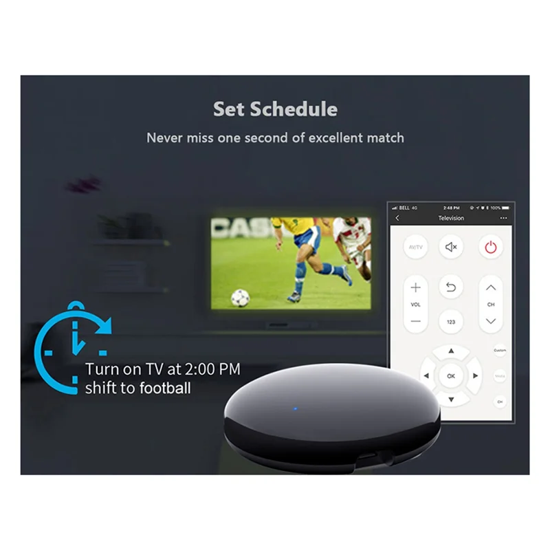 M07K-Tuya Wifi IR Remote Control For Air Conditioner TV, Smart Home Infrared Universal Remote Controller For Alexa, Home