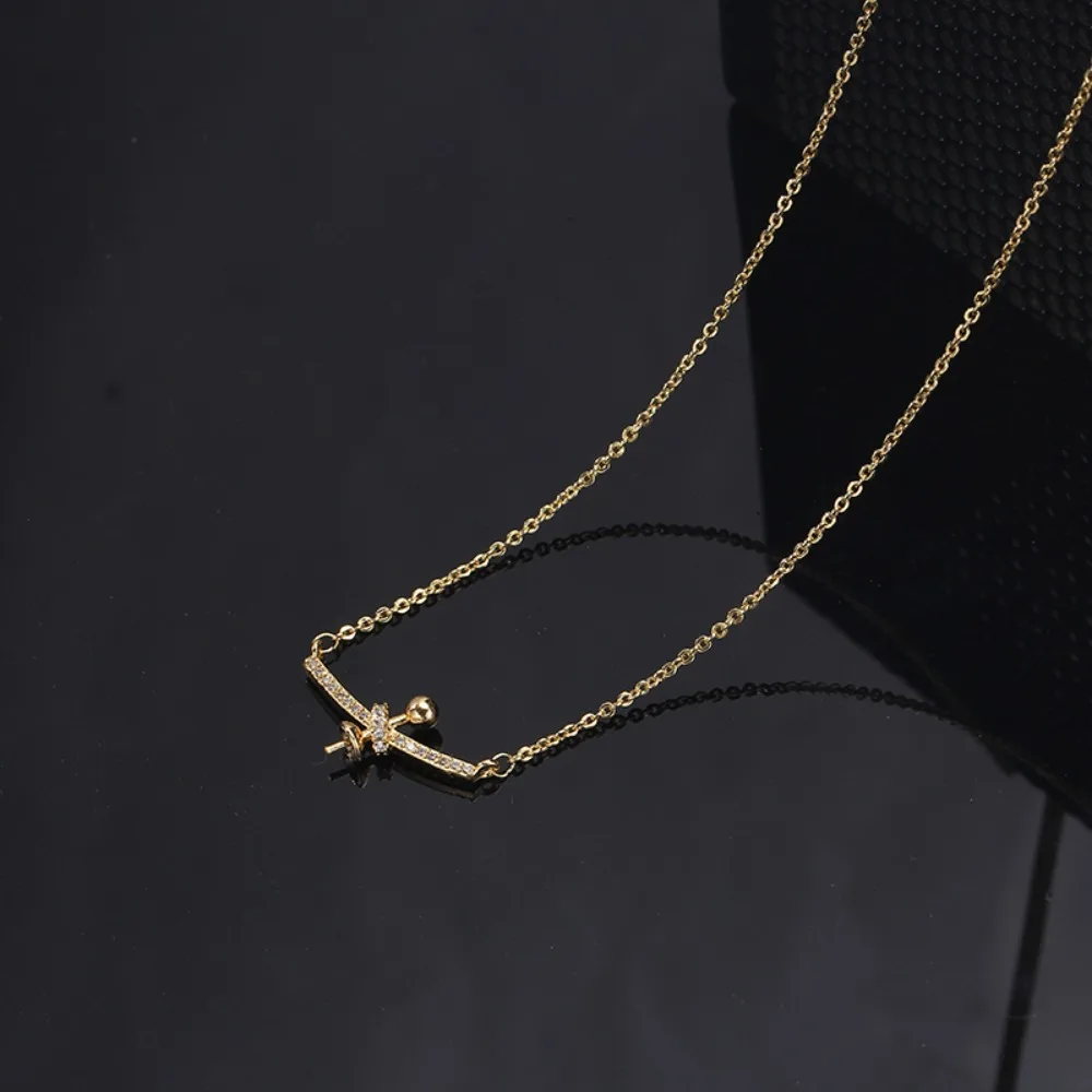 

3pcs Pendant Clasp Bail Connector Copper Plated 18K Gold Pendant Settings Jewelry Findings Parts Fittings Connection Accessories