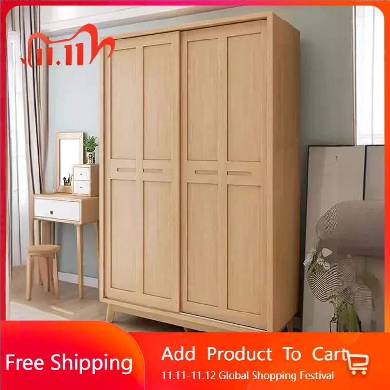 

Простые раздвижные двери, шкафы, деревянные скандинавские роскошные деревянные шкафы для одежды, шкафы для хранения, корейская роскошная модная мебель Muebles