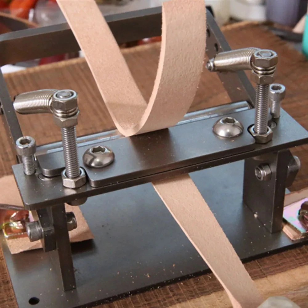 

1pc Leather Skiving Machine Stainless Steel Leather Craft Tools Vegetable Tanned Leather Peeling Thinning Skiver Tool Kit