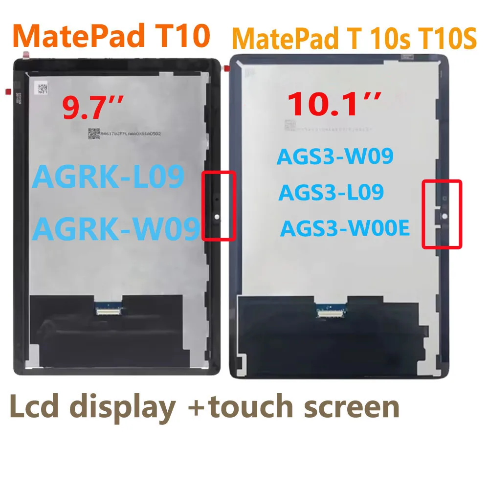 

AAA + для Huawei MatePad T10 T10s T 10 AGR-L09 AGR-W09 AGR-AL09 AGS3-L09 AGS3-W09 AGS3-W00E ЖК-дисплей с дигитайзером сенсорного экрана