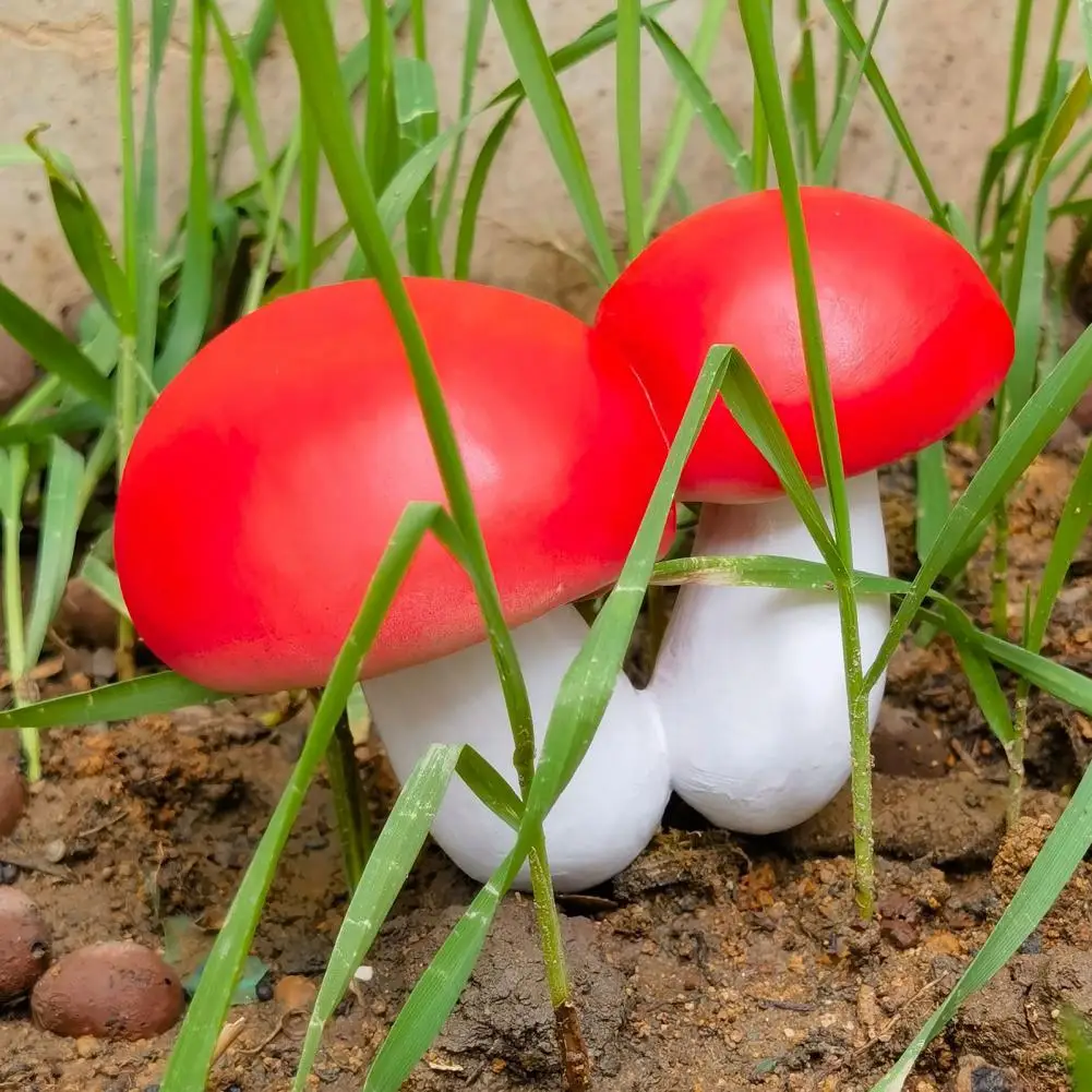 Unique Weather Resistant Multipurpose Forest Themed Birthday Party Mushroom Decoration Garden Supplies