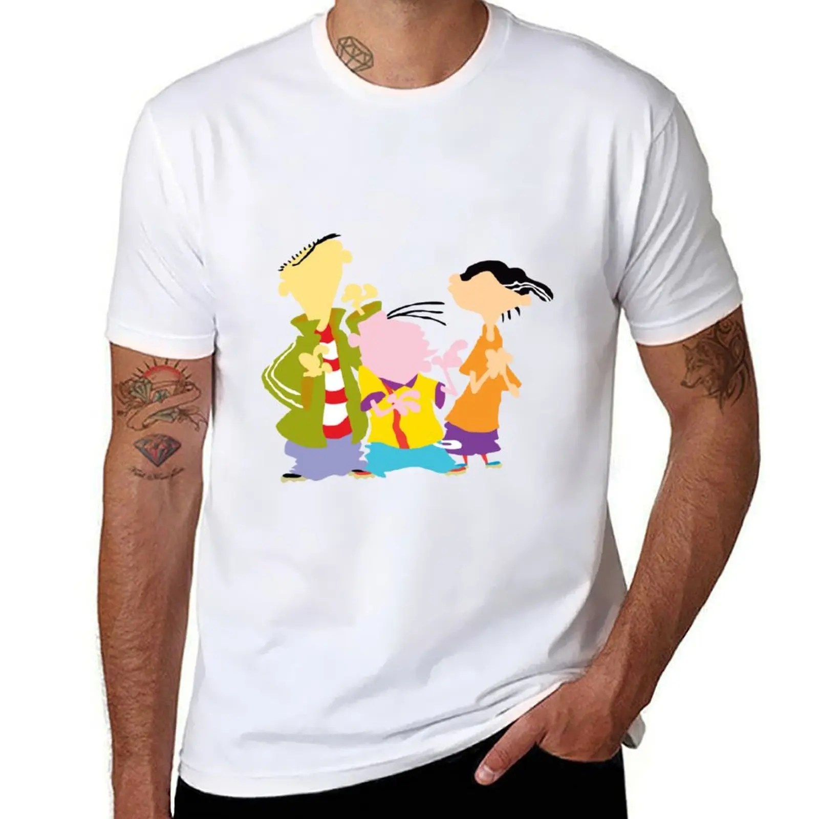 

Ed, Edd, N Eddy T-Shirt t shirts for man graphic funny t shirt custom print T-Shirt