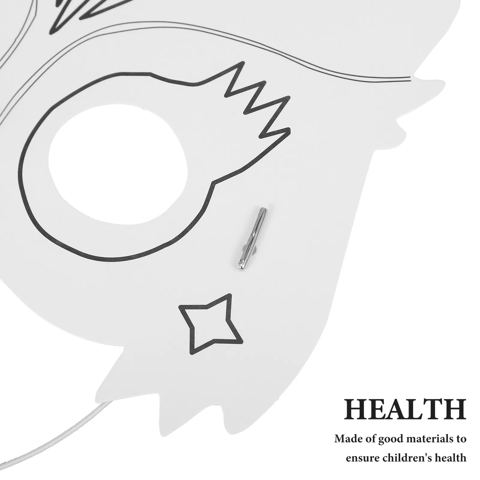 

10Pcs Graffiti Masks Blank Owl Shaped Unpainted Paper Masks Kids DIY Painting Craft Supplies for Family Activities