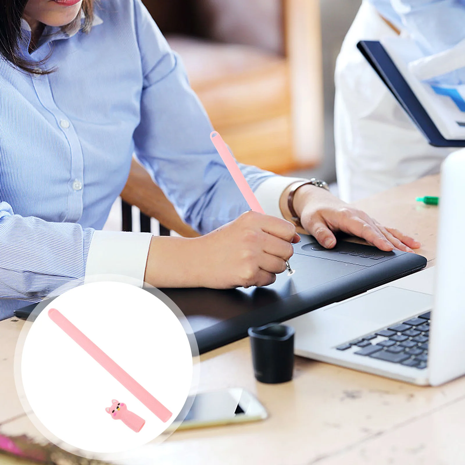 

Силиконовый защитный чехол для ручки, чехол для карандаша 2, устойчивый к царапинам, легкий тонкий чехол, защита от опрокидывания, чехол для карандашей