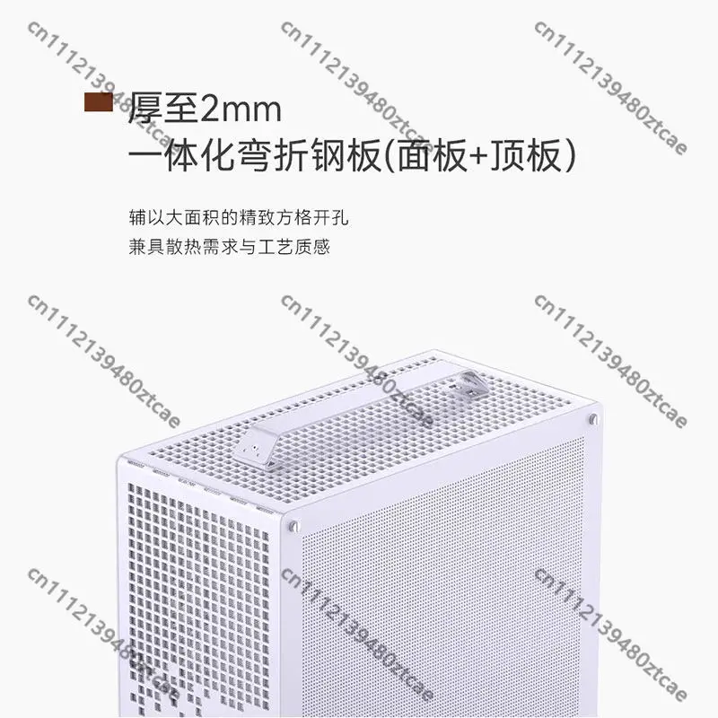 Z20 White MATX PC Case Portable Mini ITX Desktop Chassis 240mm Water Cooler Tempered Glass Computer Cabinet