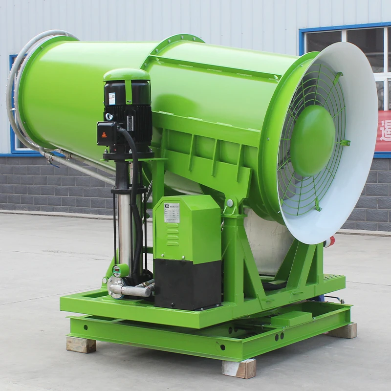 Equipamento de limpeza fornecido pulverizador de água aço carbono mesquita verão tempo quente spray resfriamento usado caixa nevoeiro canhão máquina