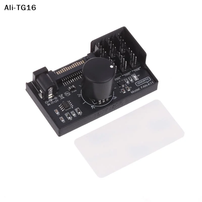 

(YY) 1 шт. 4-канальный/6-канальный контроллер скорости вентиляторов PWM с питанием от SATA DC, 4-контактный регулятор вентиляторов для NAS-серверов, контроллер скорости вентиляторов, HUB для управления вентиляторами