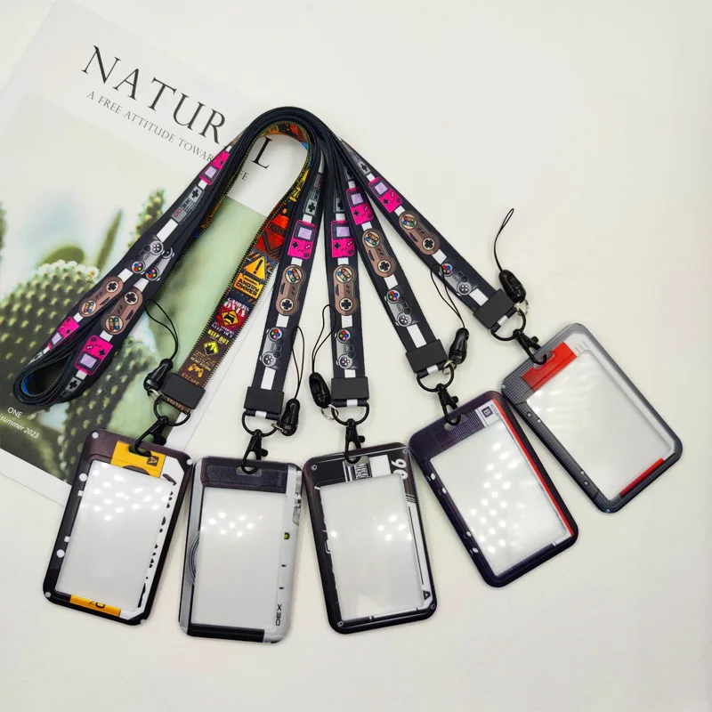 Creative Camera Tape Lanyard Card Holder Neck Strap ID Key Badge Holder DIY Hanging Rope Case