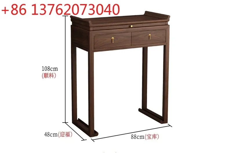 

Новый простой столик для благовоний в китайском стиле для домашнего использования, небольшой буддийский алтарь для Гуань Гуна.