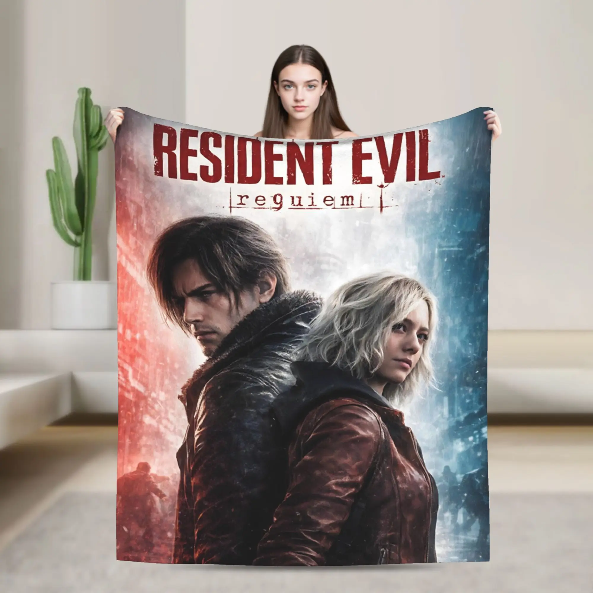 Residents Evils 9  Blanket Multiple Sizes Super Soft and Warm Games Throw Blankets for Sofa Couch and Bed