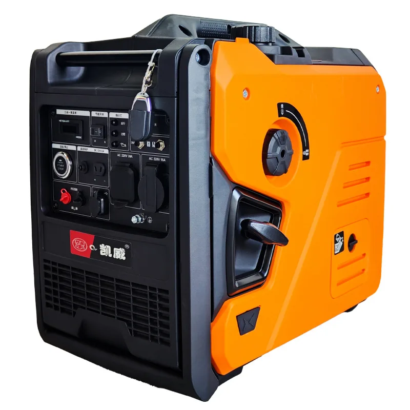 Frequency Conversion Silent Remote Control Electric Start 5.5 KW 220V Low Noise Generator Set Portable