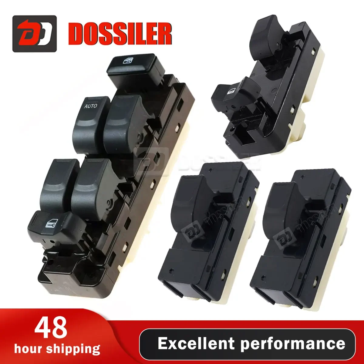 

897400382D Dossiler New Driver side Door Master Main Power Window Switch Fit for Isuzu D-max 2003-2011 car LHD Car Accessories