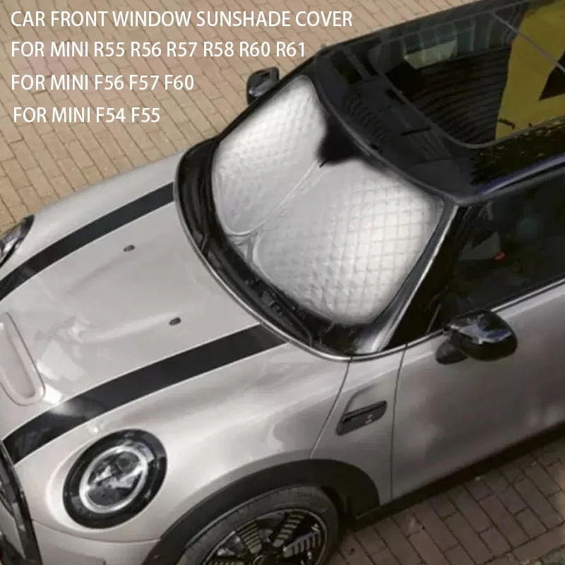 

Car Front Window Sunshade Sun Visor For MINI COOPER F56 F55 F60 R55 R56 R60 R61 J01 J05 U25 F65 F66 UV Protection Accessories