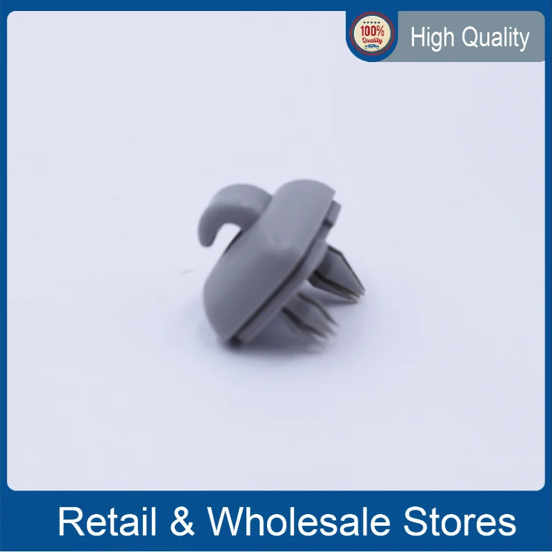Gray Sun Visor Clip Interior Sun Visor Hook Clip Bracket 8VD857562 8VD857563 for Audi A1 A3 A4 B6 B7 A5 Q3 Q5 2012--2017