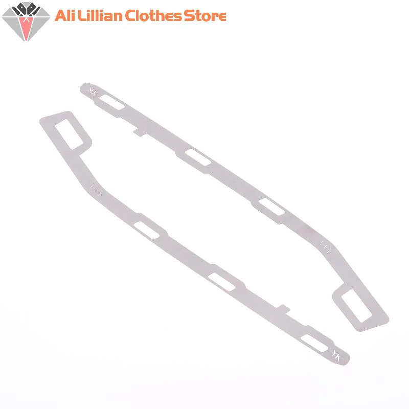 Heißer Verkauf. 2er-Set Frontstoßstangen-Reparaturplatten aus Metall – Reparaturhalterung für beschädigte, zerstörte oder verrottete Schnallen für Mazda 3 Axela 2013-2019