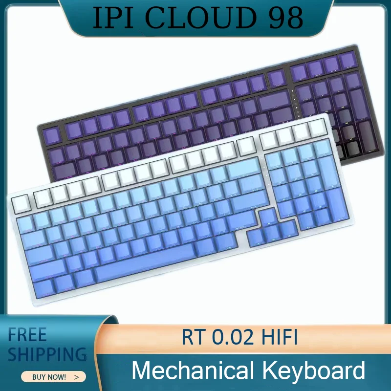 

IPI CLOUD 98 Mechanical Keyboard Wired Magnetic Switch Gaming Keyboard RT RGB Hot Swap HIFI E-sports for Desktop Laptop PC