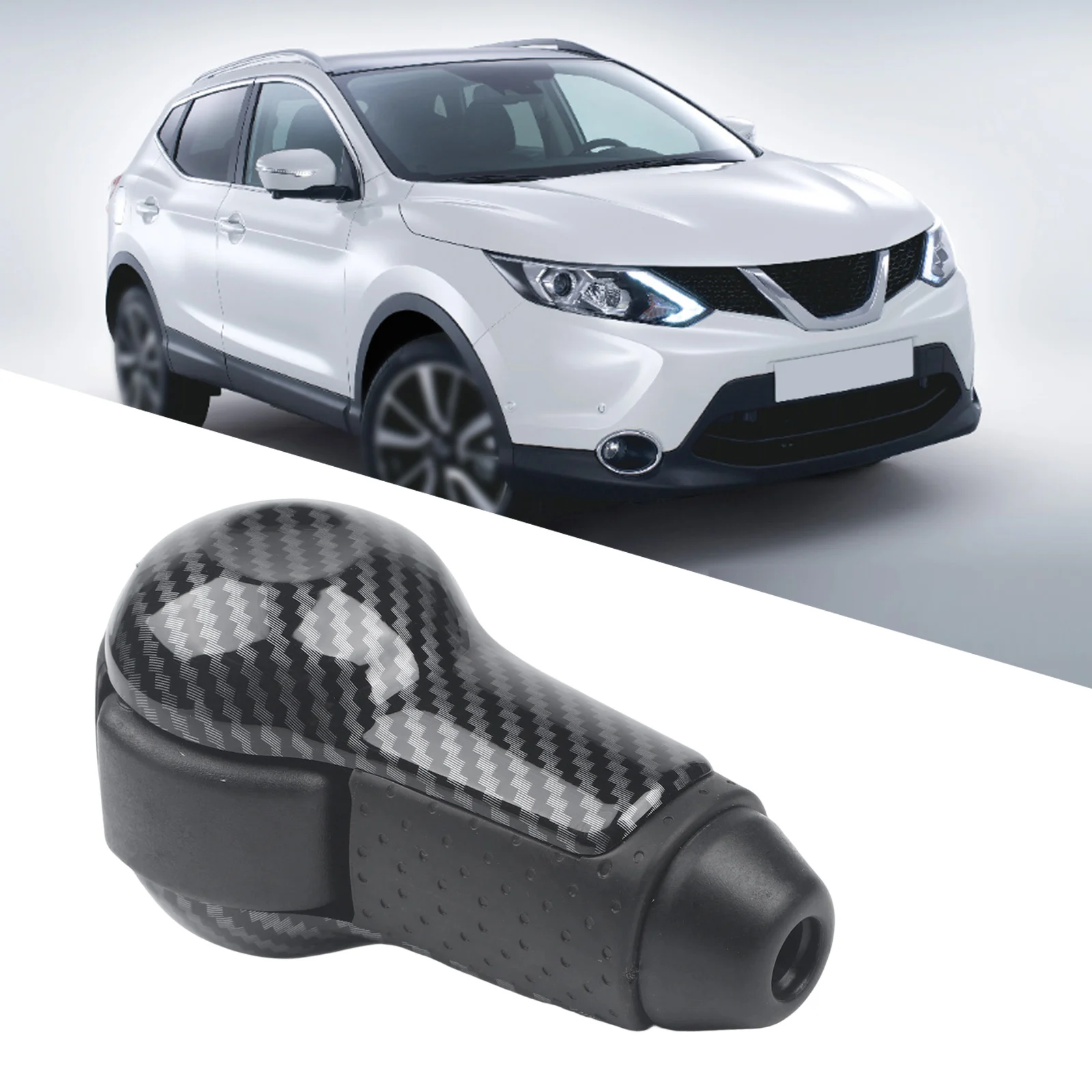 Gear Shift Replacement Carbon Fiber Shifter Lever Handle Direct Replacement Robust Plastic Construction Stylish Appearance