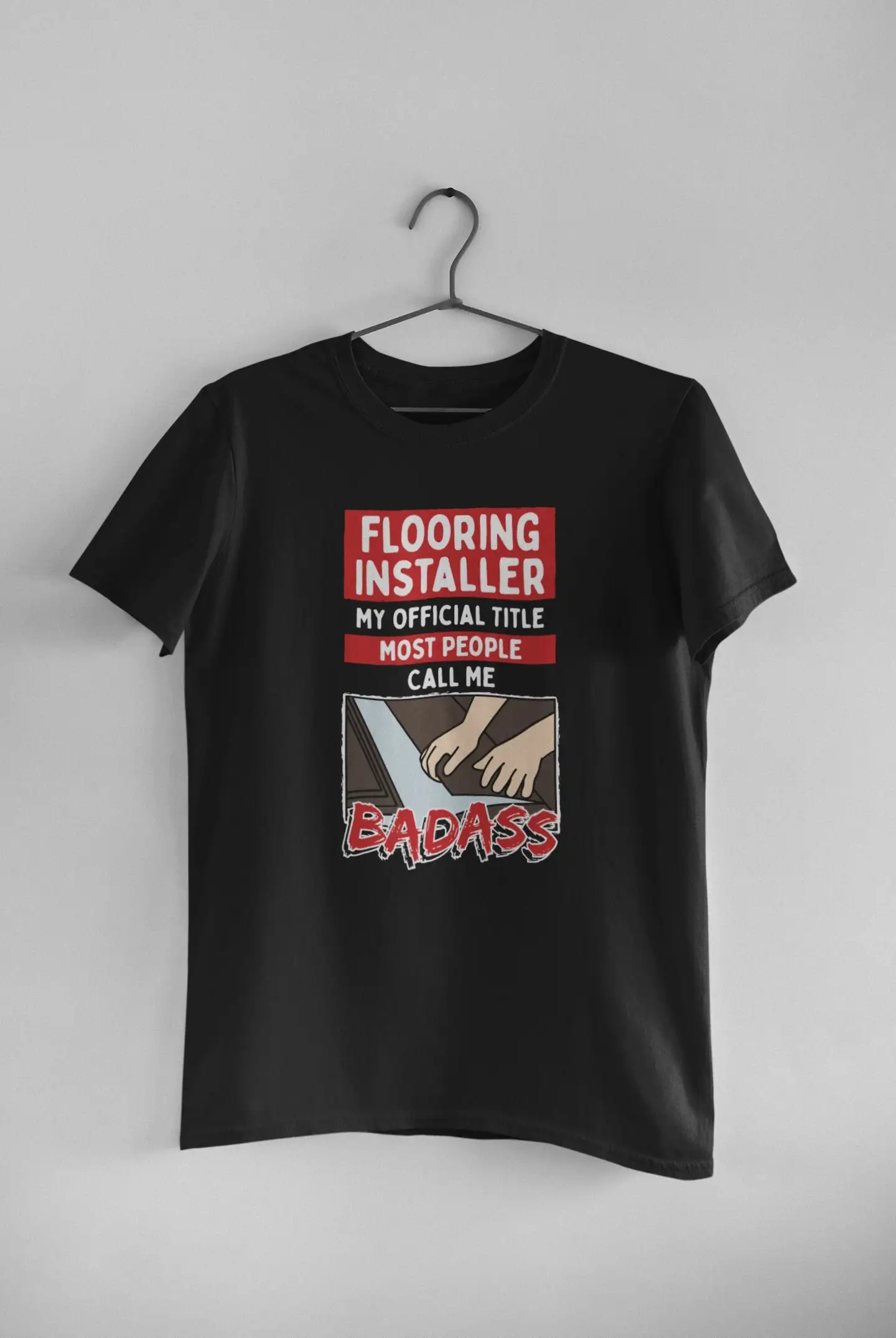 Flooring Installer T Shirt Floor Contractor Title