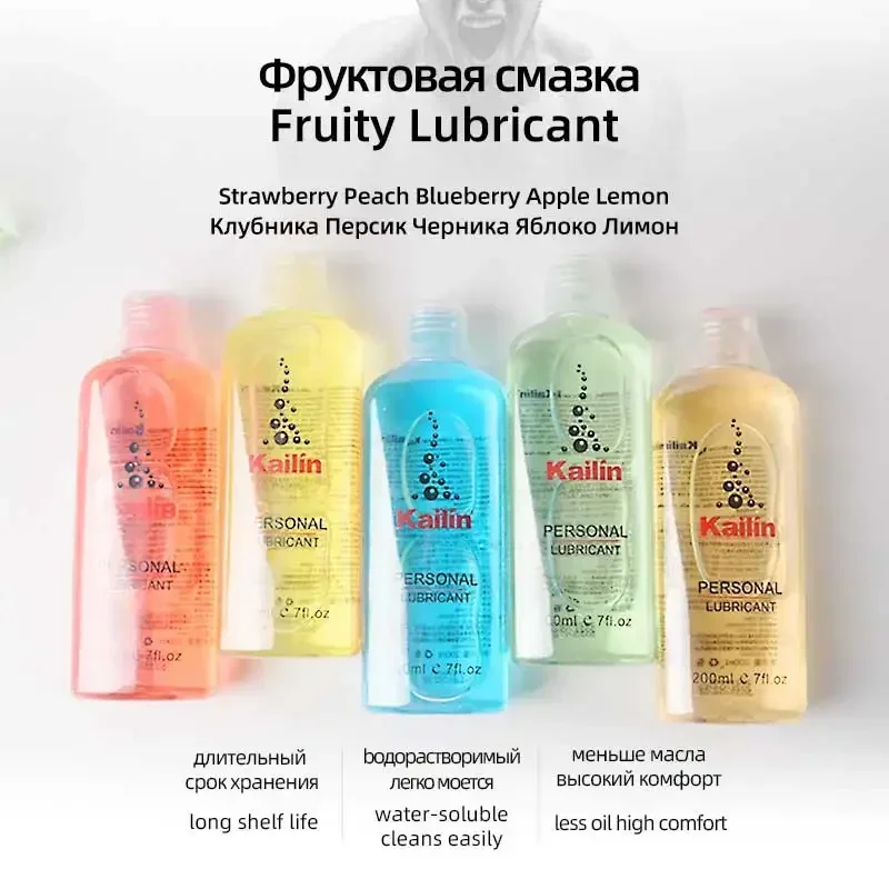 KAILIN Fruity Sex Lubricant Peach Lube Grease for Lubrication for Sexs Goods for Adults Sexos toys Gay Anal Exciter for Women