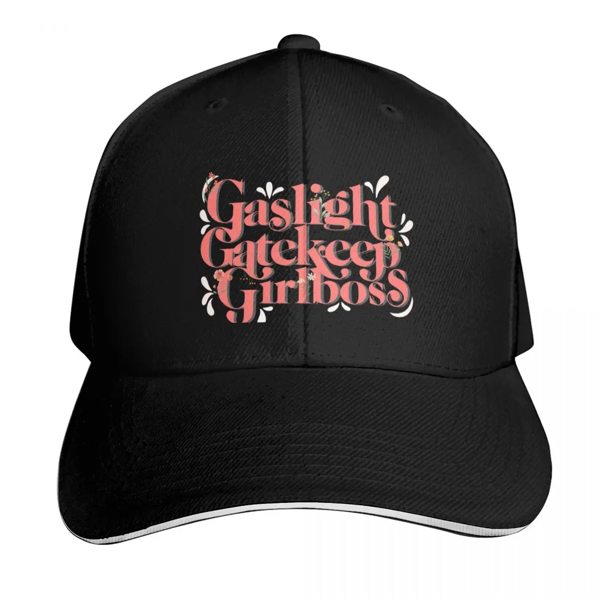 

Gaslight Gatekeep Girlboss Meme Baseball Cap Trucker Hat Hat men Icon Horse Hat Boy Women's
