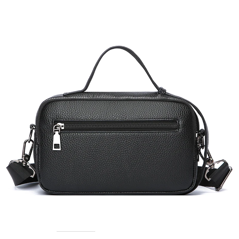 2026 New Men's Multi-Pocket Large Capacity Leather Clutch Bag Versatile Shoulder Bags Portable Commuter Wallet Mobile Phone Bag view 3