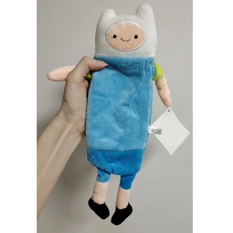 Bolsas de cosméticos de felpa para niñas y mujeres, estuches de lápices de peluche para niños, tiempo de aventura lindo, Finn, nuevo