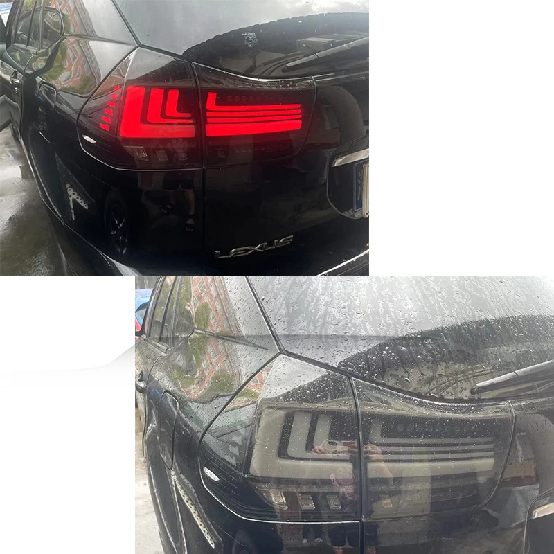 Zhengwo تعديل مصباح ليد خلفي ل هارير لكزس RX330 RX400h 2003-2008 المصابيح الخلفية بدء تشغيل الرسوم المتحركة الخلفية مصباح بدوره إشارة
