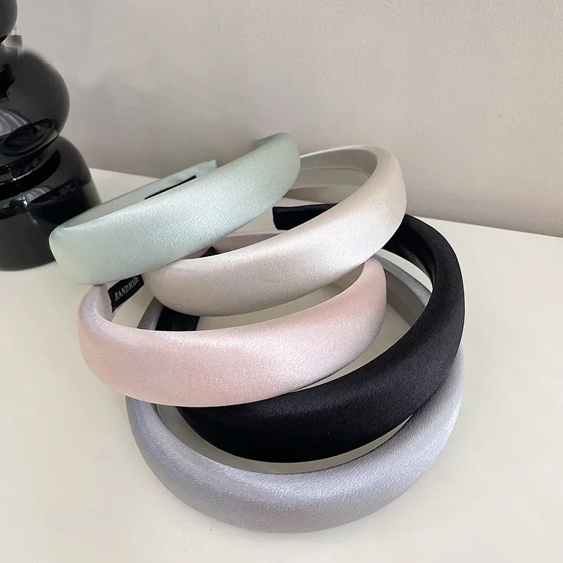 

Luxury Satin French Hair Band - Elegant Bath/Outdoor Accessory Non-Slip Design Timeless Chic Hair Jewelry for Effortless Glam