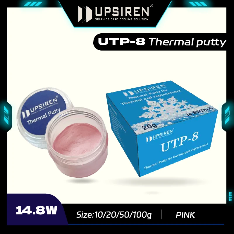 UPSIREN Thermal Putty UTP-6 UTP-8 For GPU IC Processor Rapid Cooling Thermal Mud Can Replace Thermal Pad High Performance