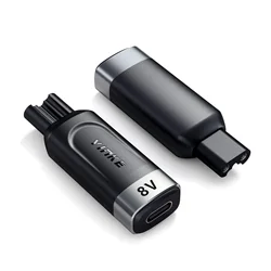 Yinke 8V HQ850 Type-C Shaver Charger Adapter Charging Converter Compatible for OneBlade QP2630 QP2530 Electric Beard Trimmer