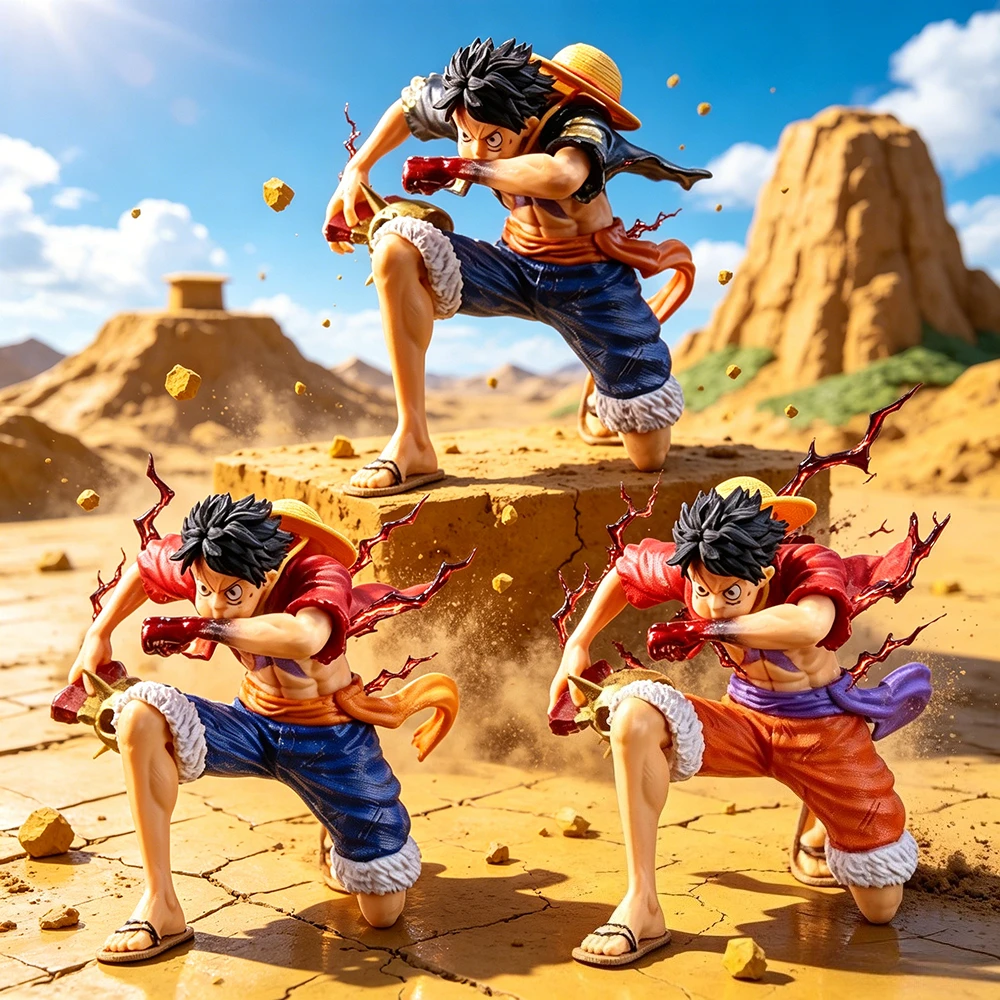

12cm/4.72in Anime ONE PIECE Figure Luffy Action Figures Pvc Statue Collection Model Toys Gifts