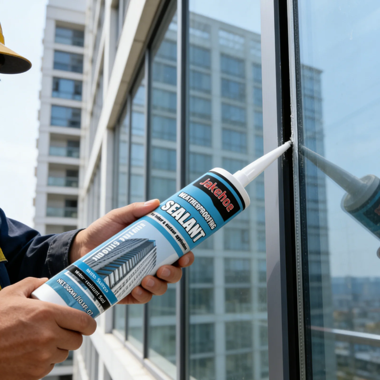 

Jakehoe Weatherproofing Sealant Suitable for Indoor and Outdoor Use Heat Resistant Moistureproof Rapid Curing Waterproof Sealant