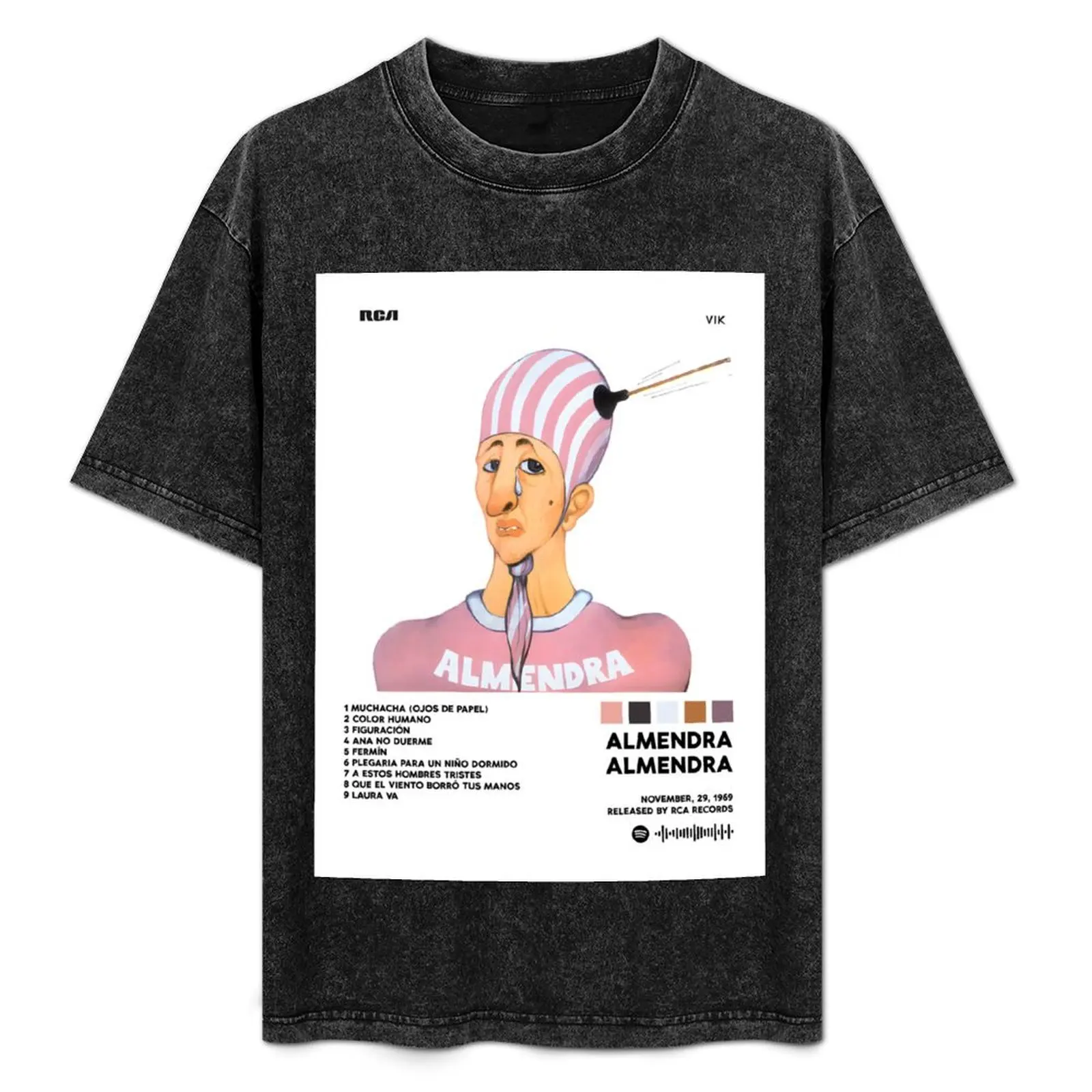 

ALMENDRA - ALMENDRA T-Shirt Active Sports Short Sleeve Cotton Shirt