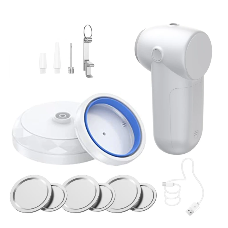 電気メイソンジャー真空シーラーキットコードレス自動ジャーシーラーセット食品用