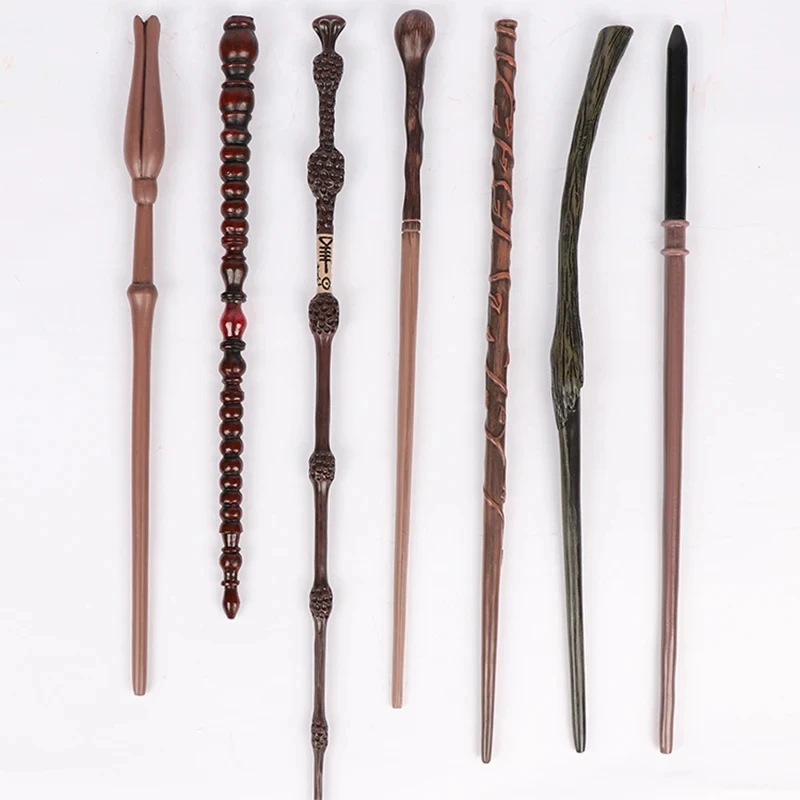 26 Kind of Cosplay  Magic Wands Metal/Iron Core Children Magic Toy Wand Gift No Box Package  Prop Stage Tricks Christmas gift