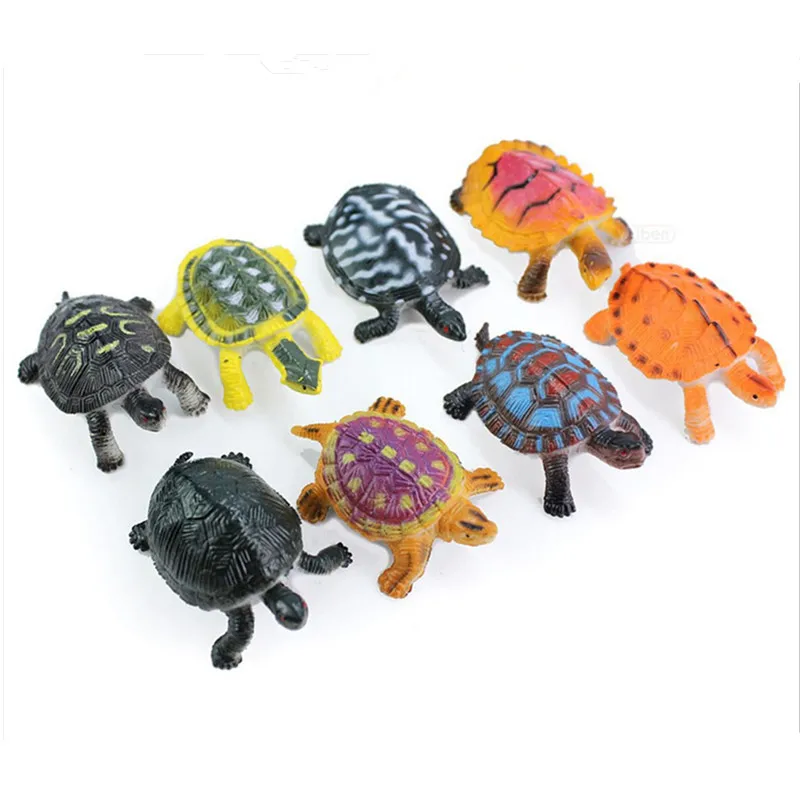 

8pcs Mini Artificial Turtle Aquarium Ornaments Simulation See Turtle Figurines Fish Tank Decoration