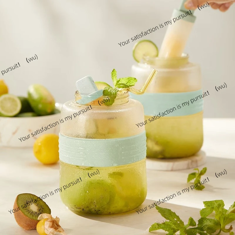 ZOCI-Household portable juicing cup, freshly squeezed is more delicate, a cup of double drink (excluding liquid)