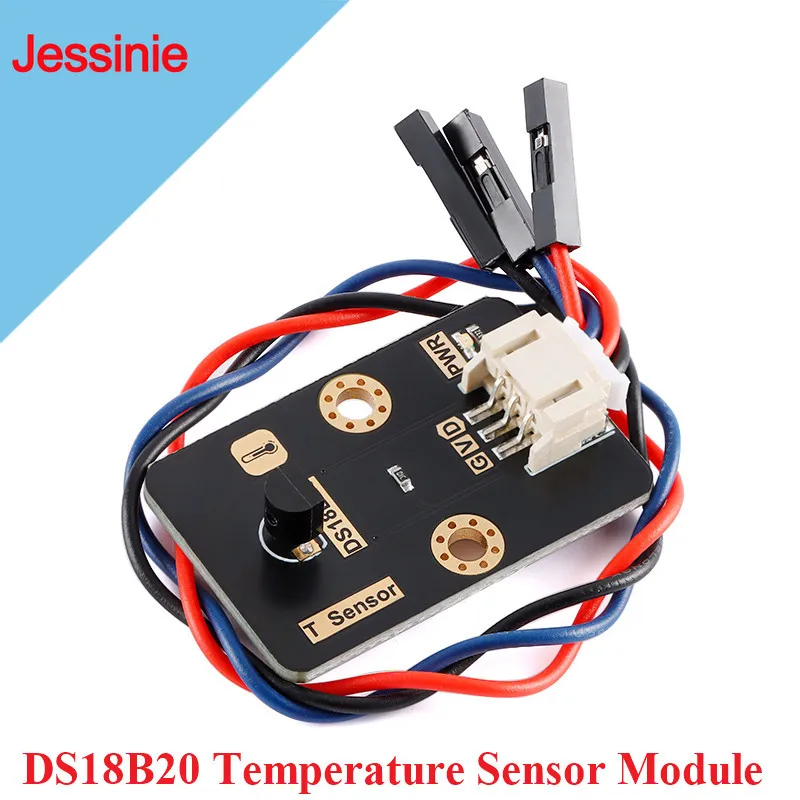 DS18B20 Temperature Measurement Sensor Module DS1820 18B20 Digital Signal Output Single Bus Communication PH2.0-3 pin Interface